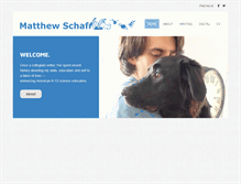 Tablet Screenshot of matthewschaff.com